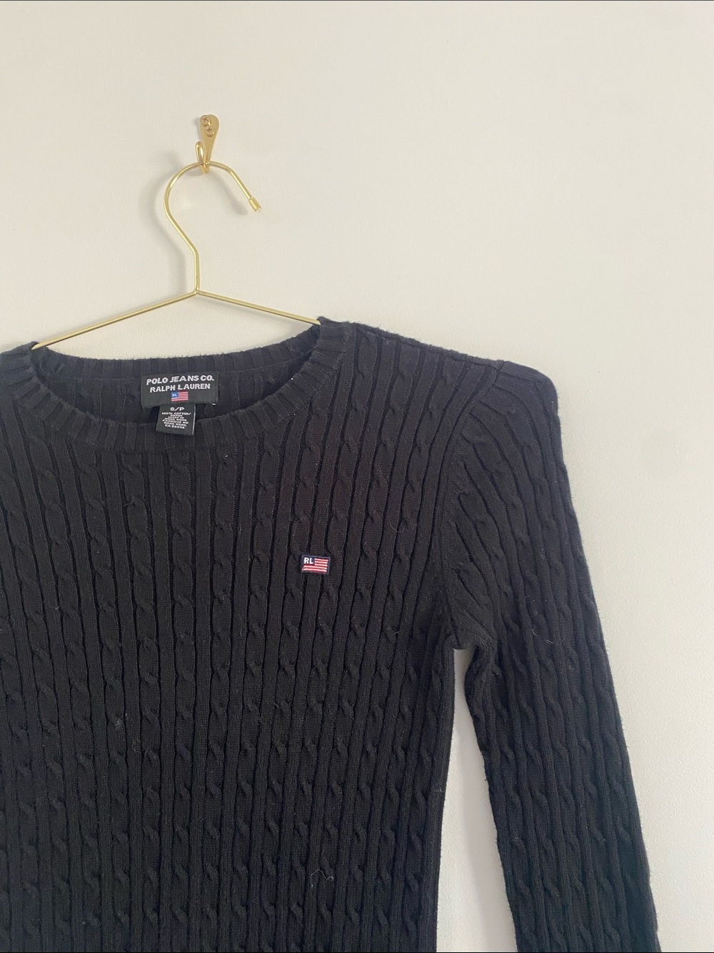 Vintage Polo Cable Knit
